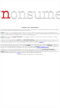 Mobile Screenshot of nonsume.com